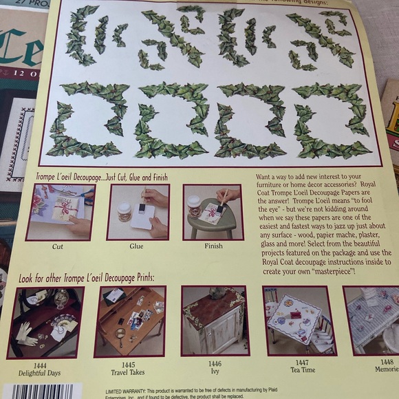 80s Country Folk Art craft instructions patterns Magazines Halloween Nautical - Picture 16 of 16